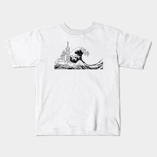 Notre Dame Hokusai Kids T-Shirt